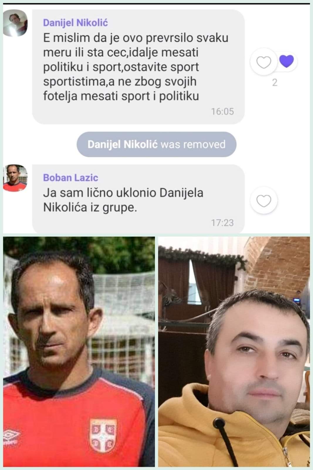 LAZA, PREDSEDNIK SPORTSKOG SAVEZA UCENJUJE KLUBOVE